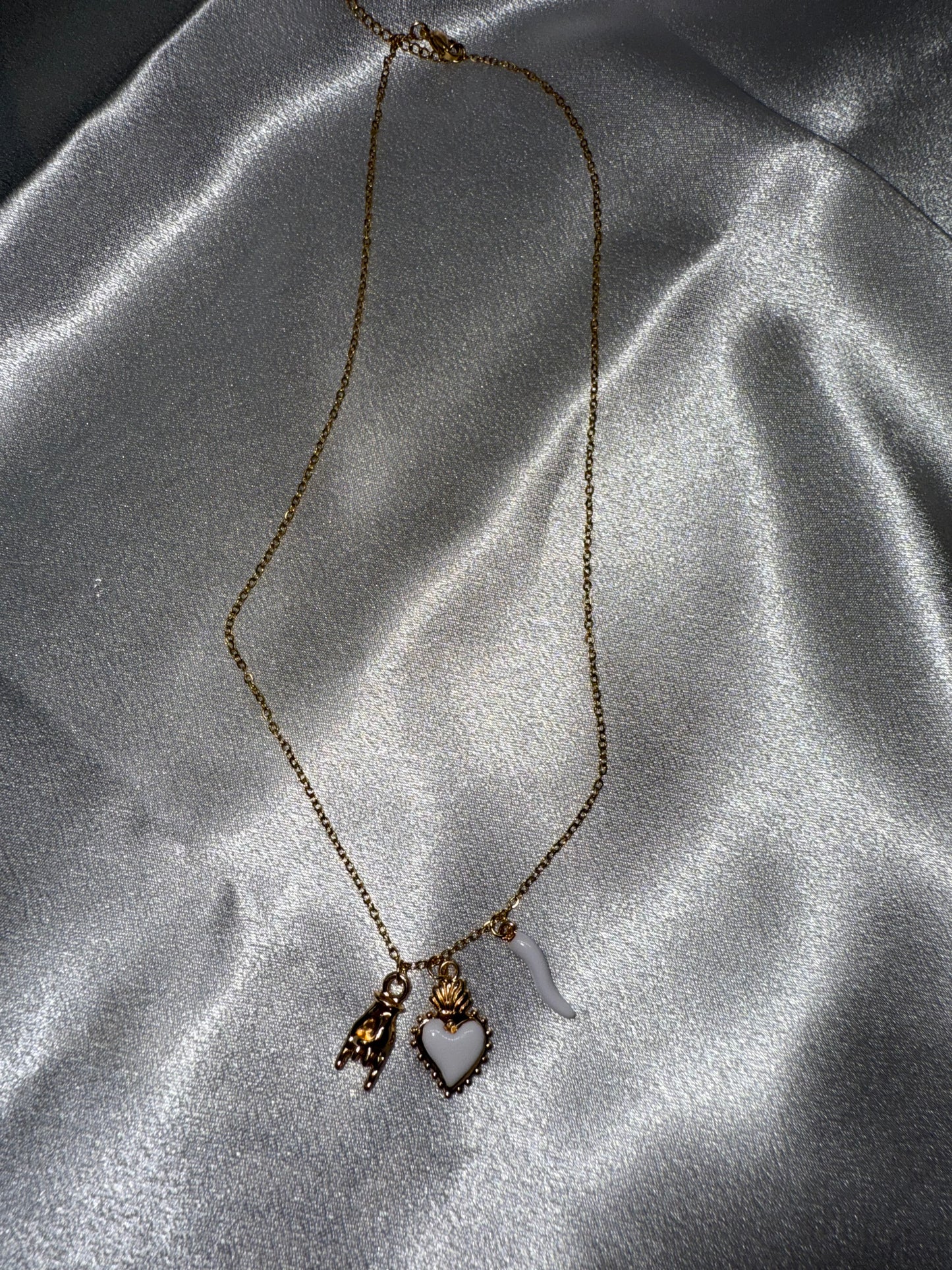 Collana trio charm