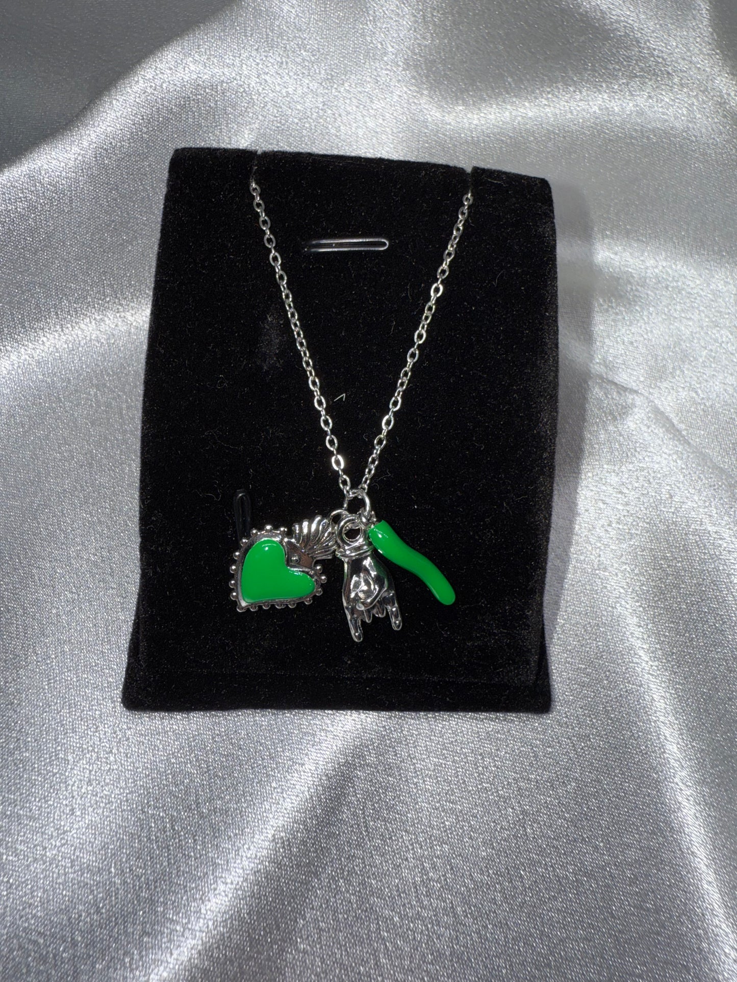 Collana trio charm