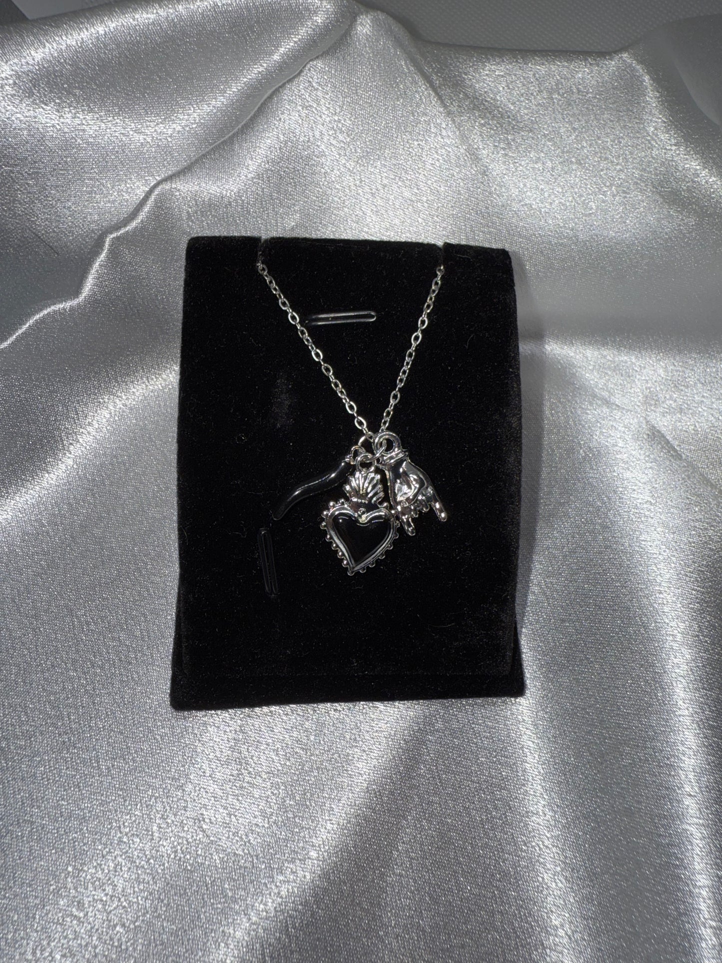 Collana trio charm