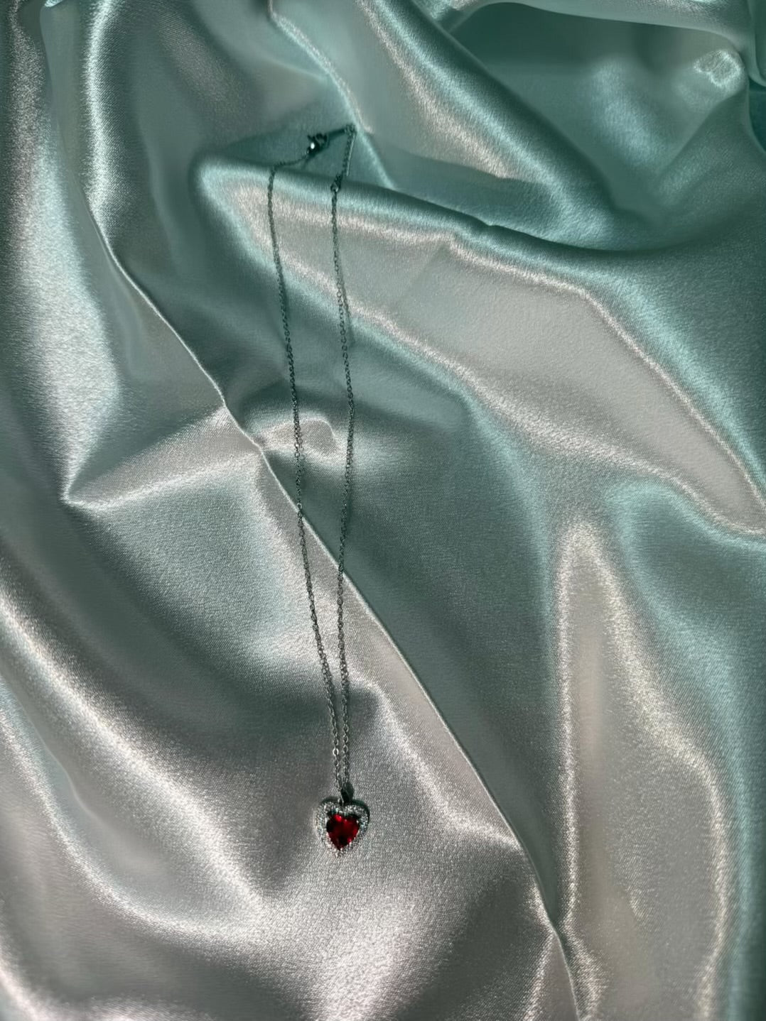Collana cuore brillante