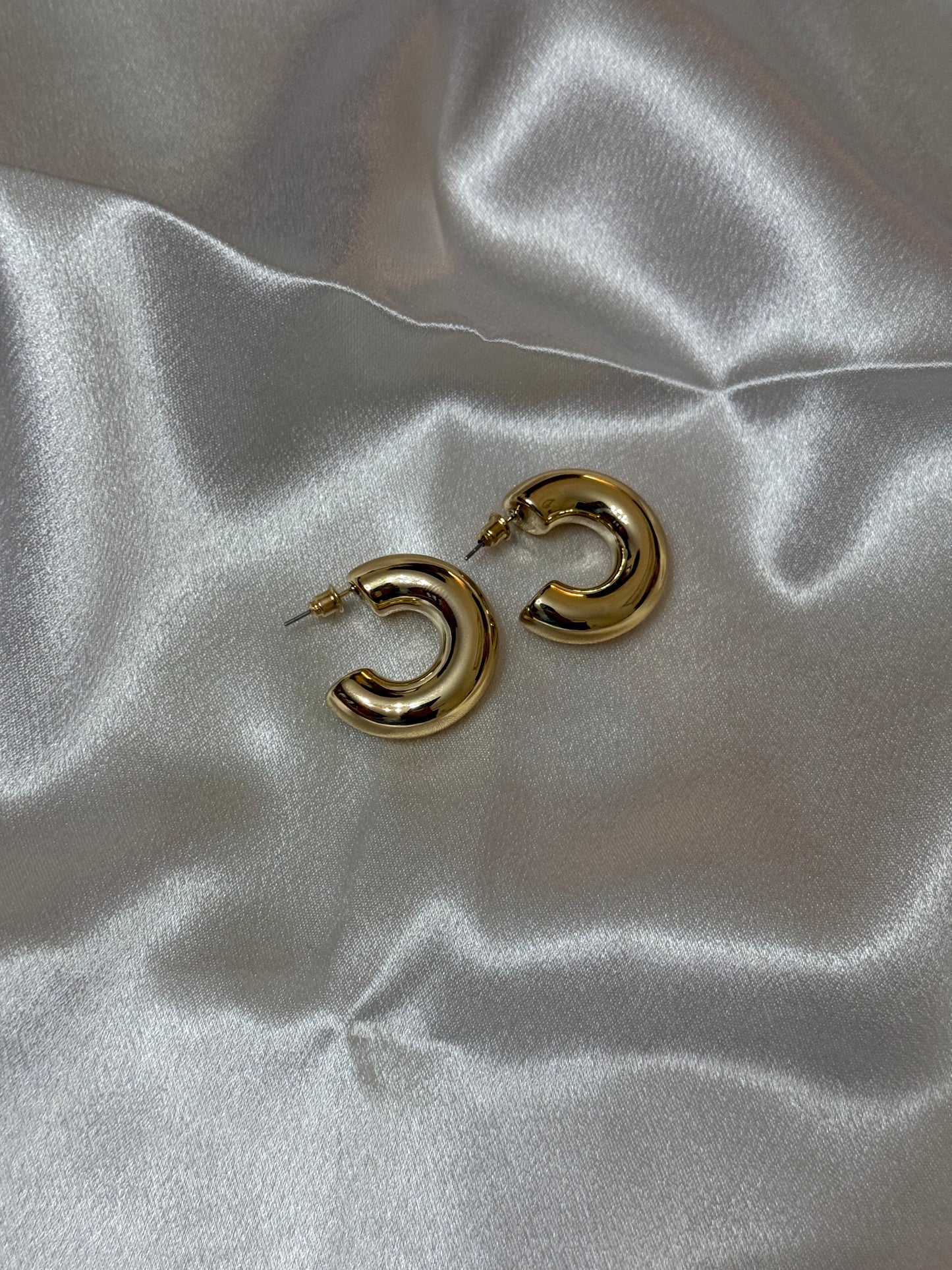 Orecchini luna gold