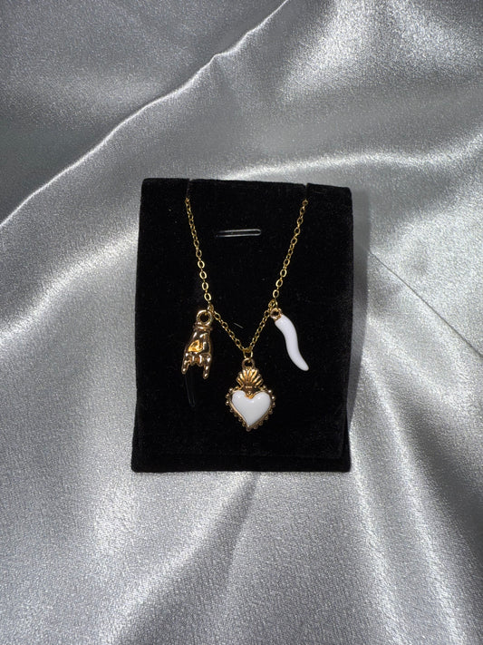 Collana trio charm