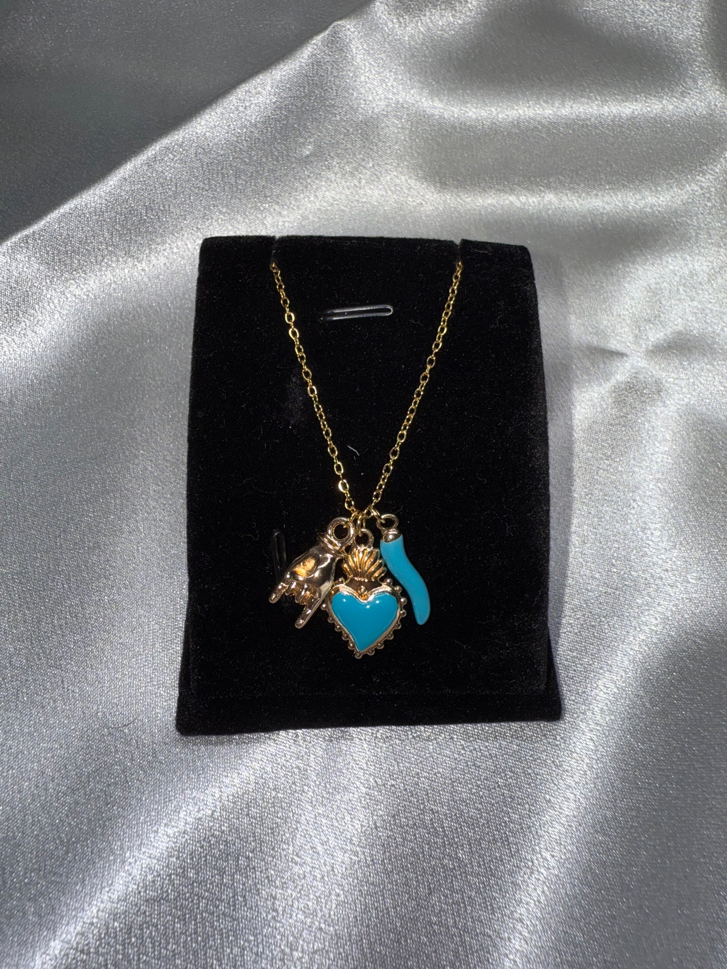 Collana trio charm