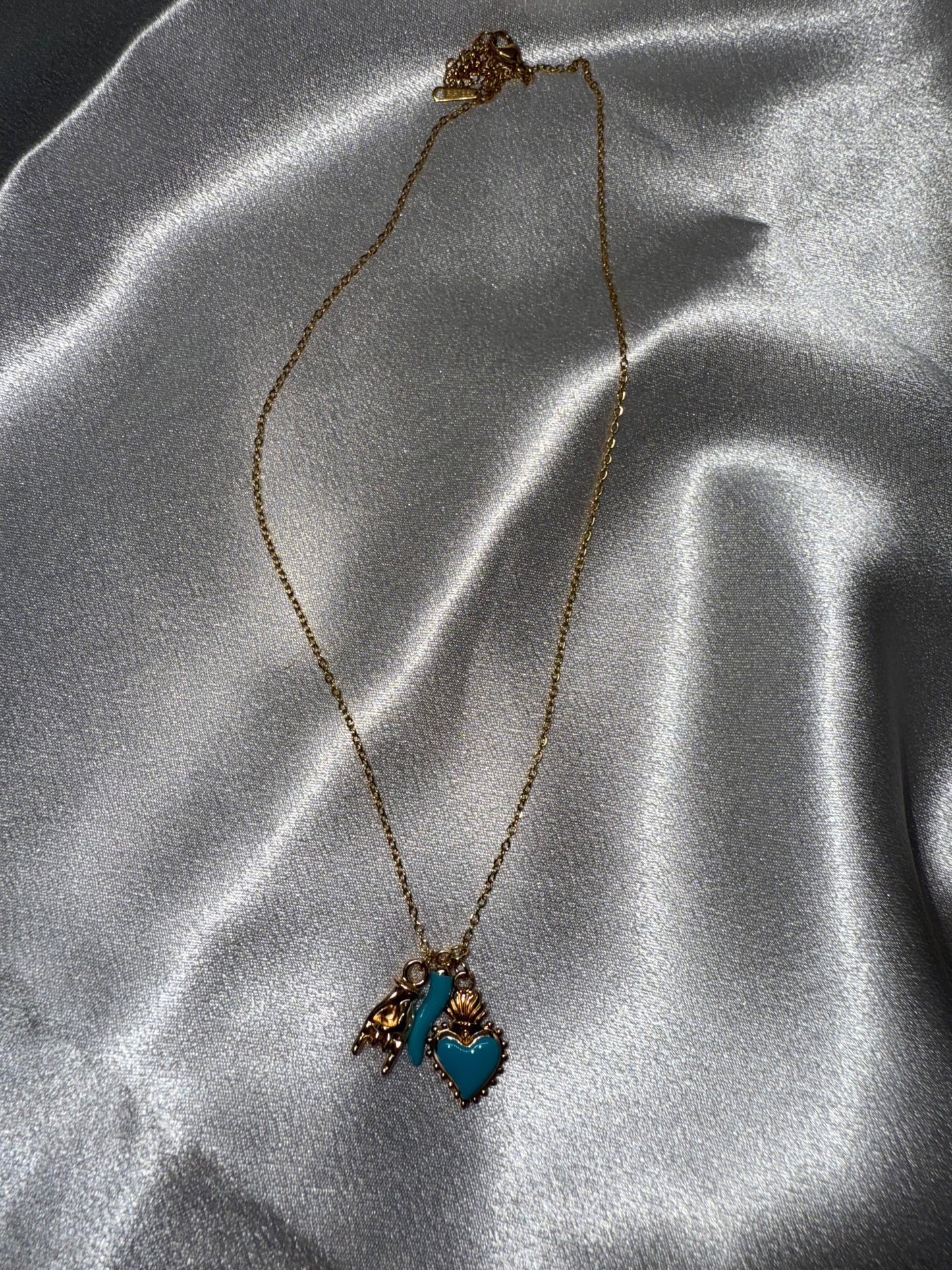 Collana trio charm