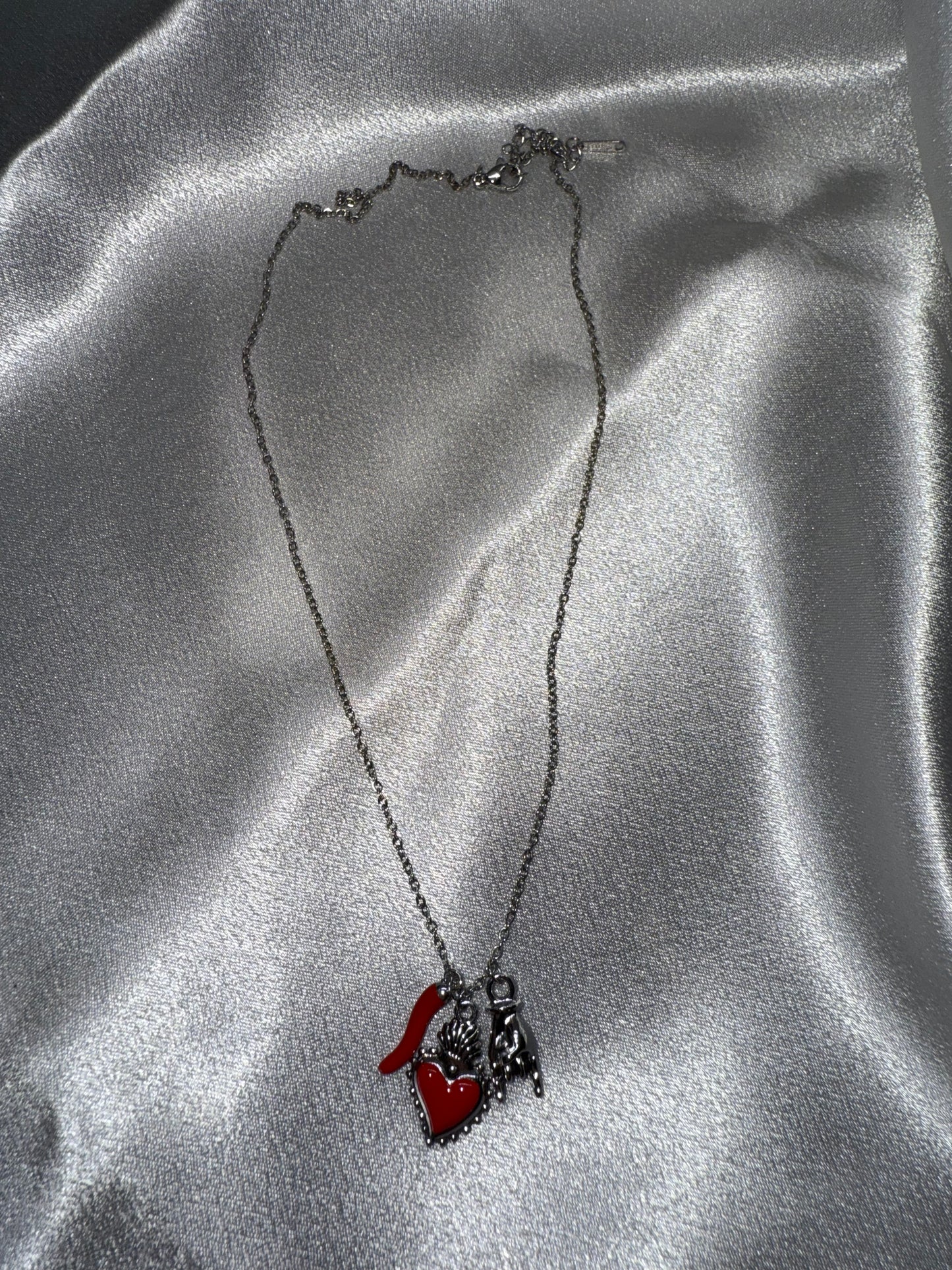 Collana trio charm