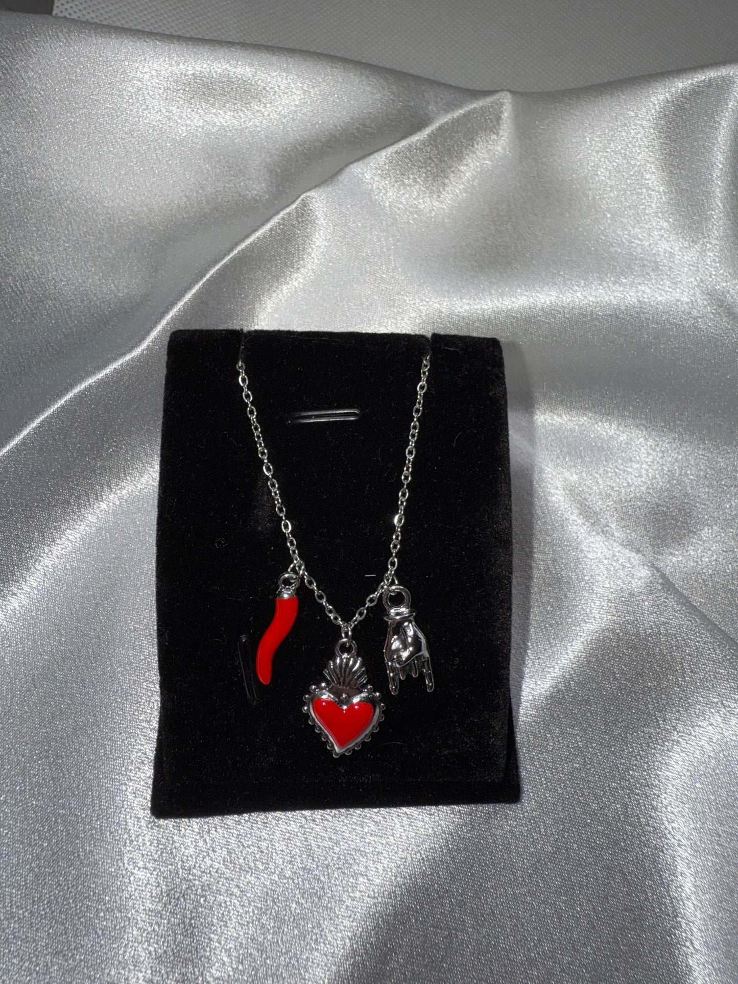 Collana trio charm