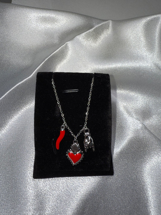 Collana trio charm